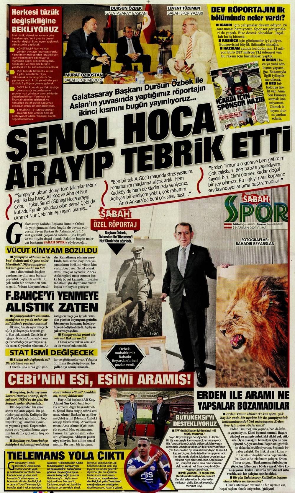 Gazete manşetleri (9 Haziran 2023) - Görsel 9