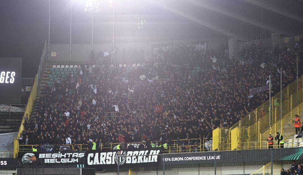 Club Brugge - Beşiktaş maçından kareler - Görsel 15