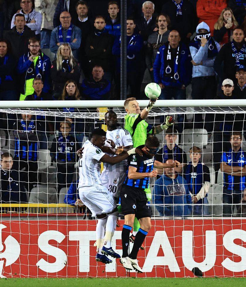 Club Brugge - Beşiktaş maçından kareler - Görsel 25