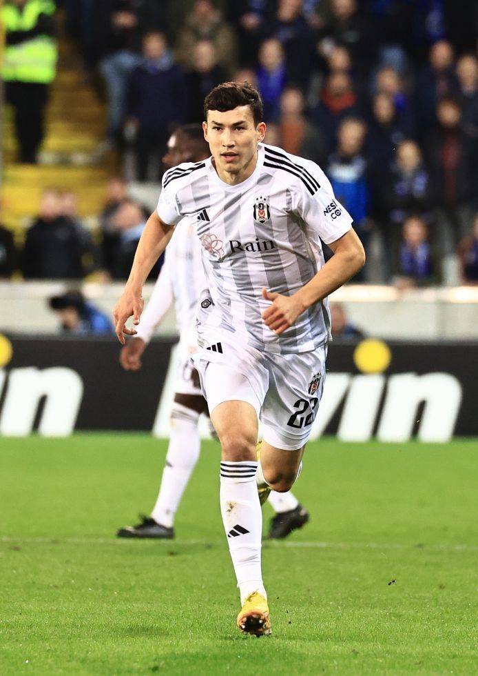 Club Brugge - Beşiktaş maçından kareler - Görsel 30