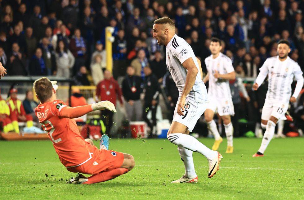 Club Brugge - Beşiktaş maçından kareler - Görsel 34