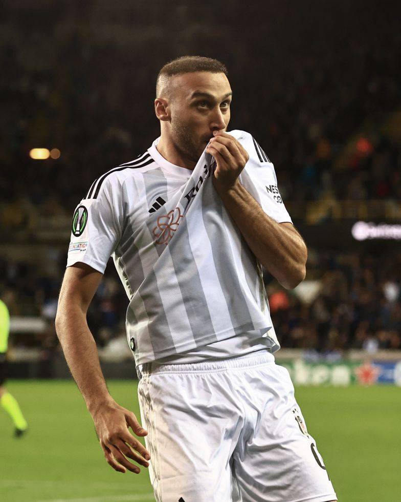 Club Brugge - Beşiktaş maçından kareler - Görsel 35