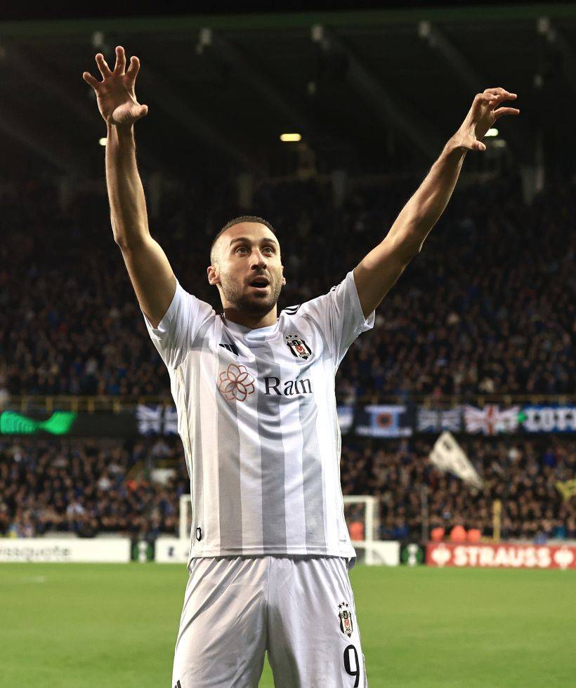 Club Brugge - Beşiktaş maçından kareler - Görsel 36