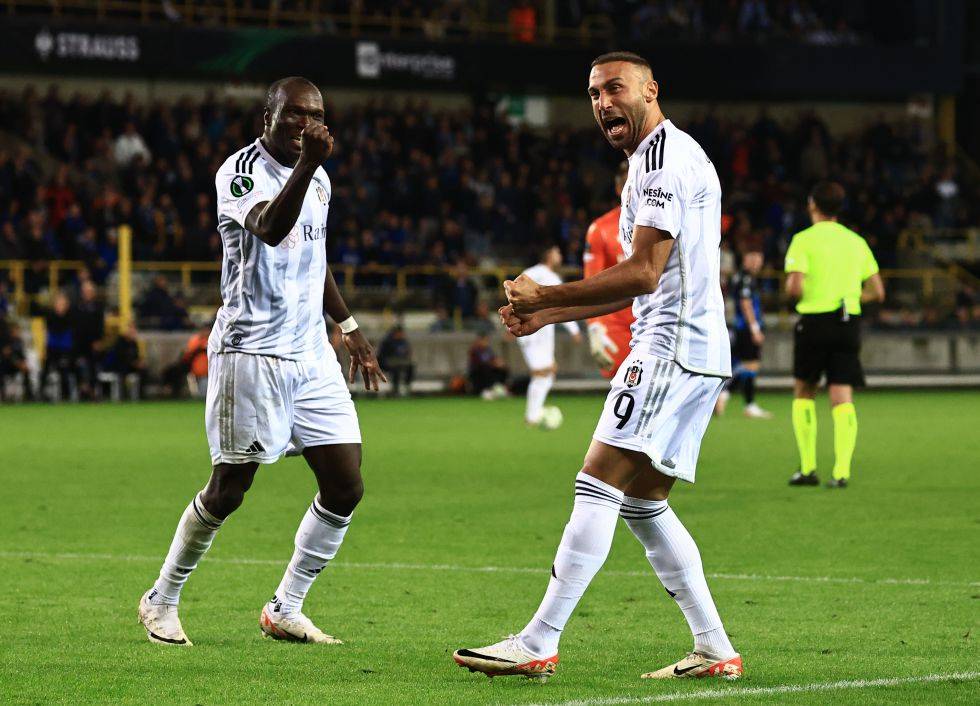 Club Brugge - Beşiktaş maçından kareler - Görsel 39