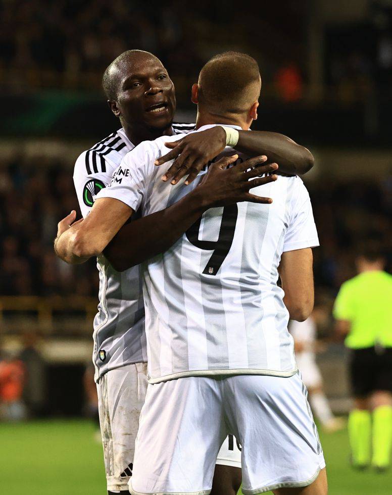 Club Brugge - Beşiktaş maçından kareler - Görsel 41