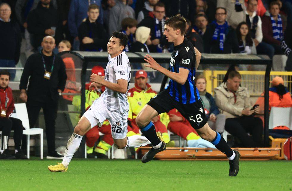 Club Brugge - Beşiktaş maçından kareler - Görsel 45