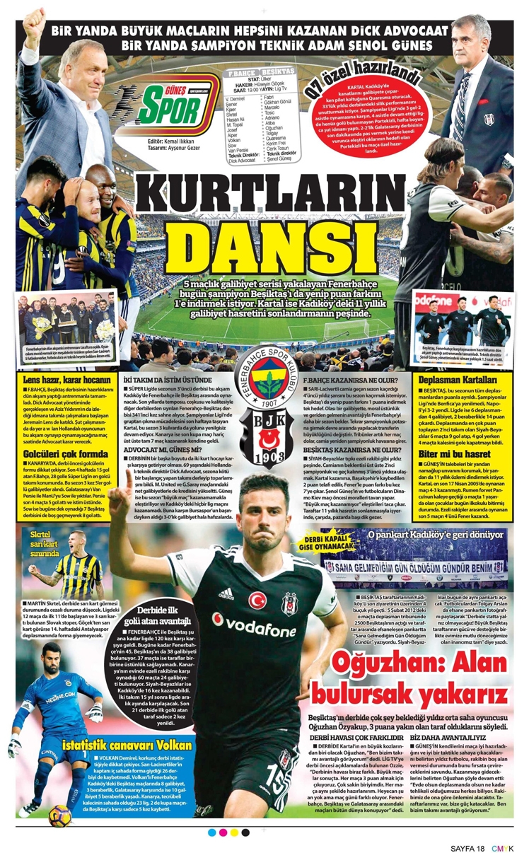 3 Aralık 2016 | Gazetelerin Beşiktaş manşetleri - Görsel 16