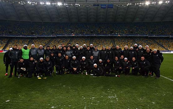 Kiev'de  -7 derece soğuktaki antrenmandan kareler - Görsel 2
