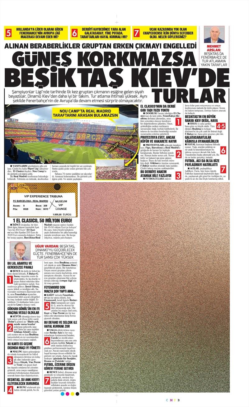 6 Aralık 2016 | İşte gazetelerin Beşiktaş manşetleri - Görsel 9