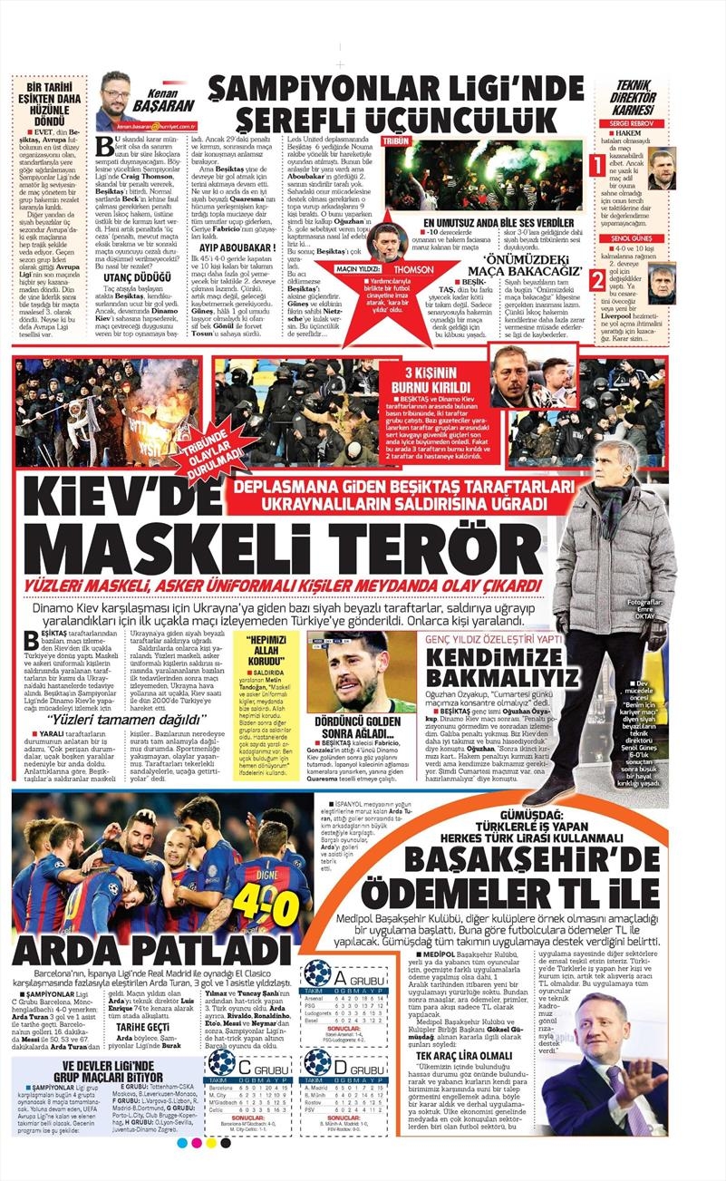 7 Aralık 2016 | İşte gazetelerin Beşiktaş manşetleri - Görsel 8