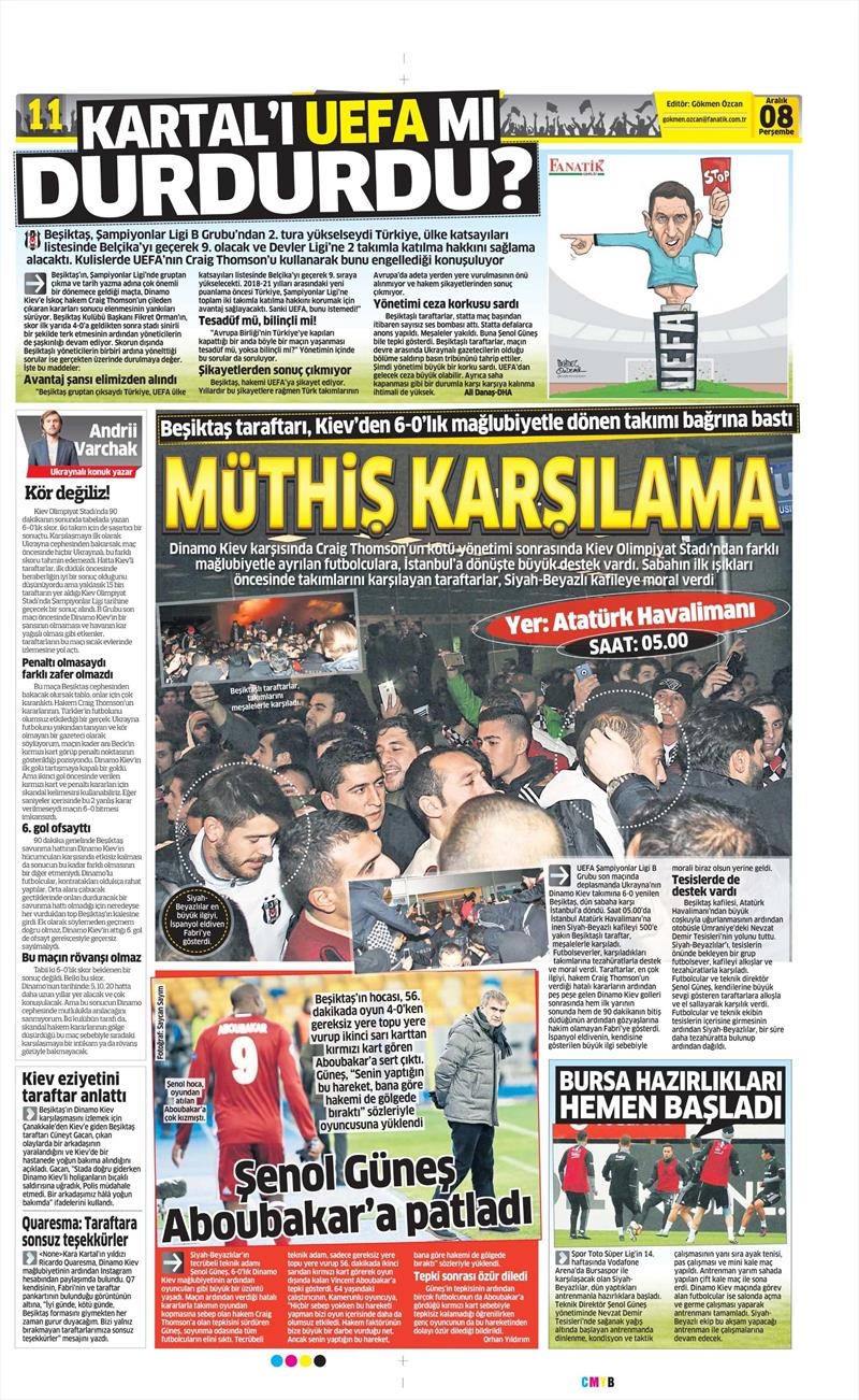 8 Aralık 2016 | İşte gazetelerin Beşiktaş manşetleri - Görsel 18