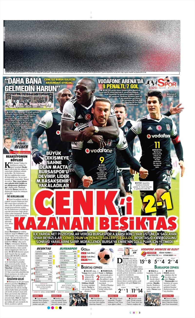 Beşiktaş'ın Bursaspor galibiyeti gazetelere böyle yansıdı - Görsel 20
