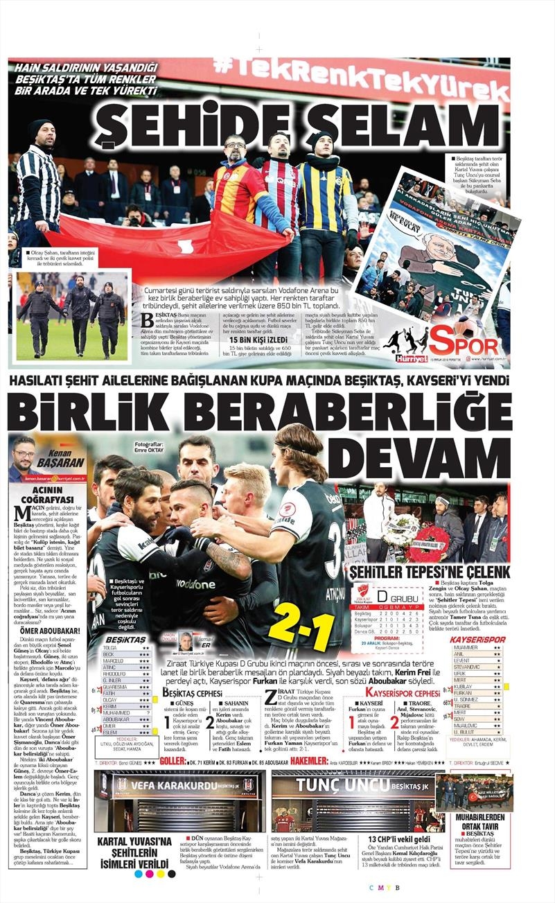 15 Aralık 2016 | İşte gazetelerin Beşiktaş manşetleri - Görsel 4