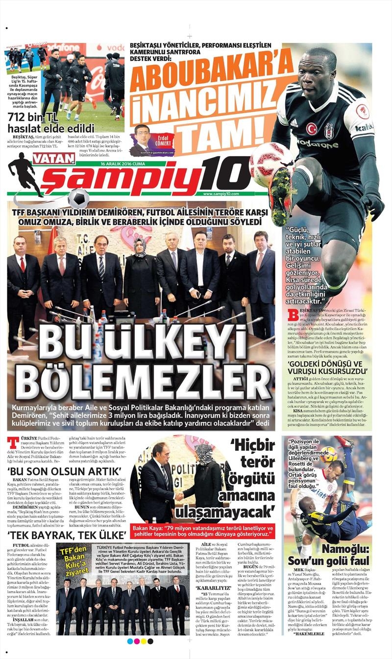 16 Aralık 2016 | İşte gazetelerin Beşiktaş manşetleri - Görsel 13