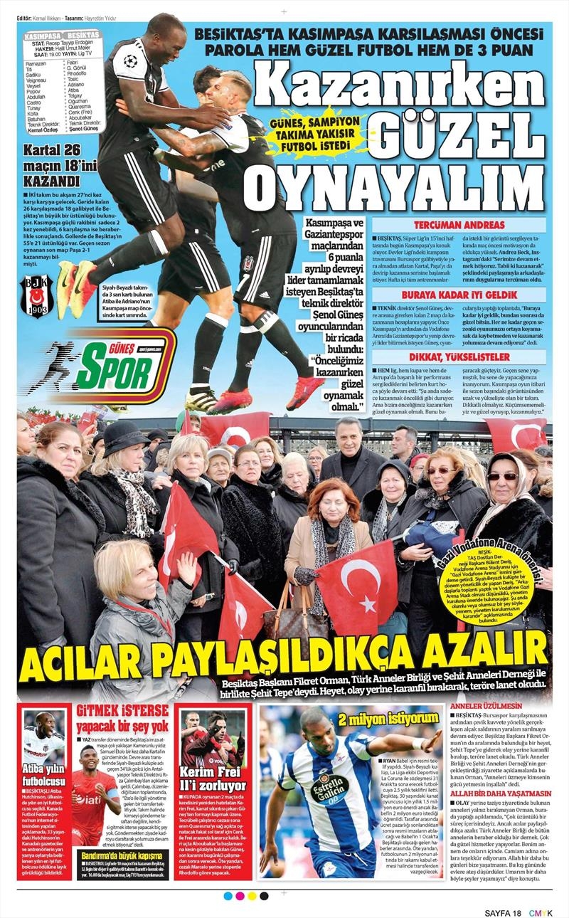 17 Aralık 2016 | İşte gazetelerin Beşiktaş manşetleri - Görsel 10
