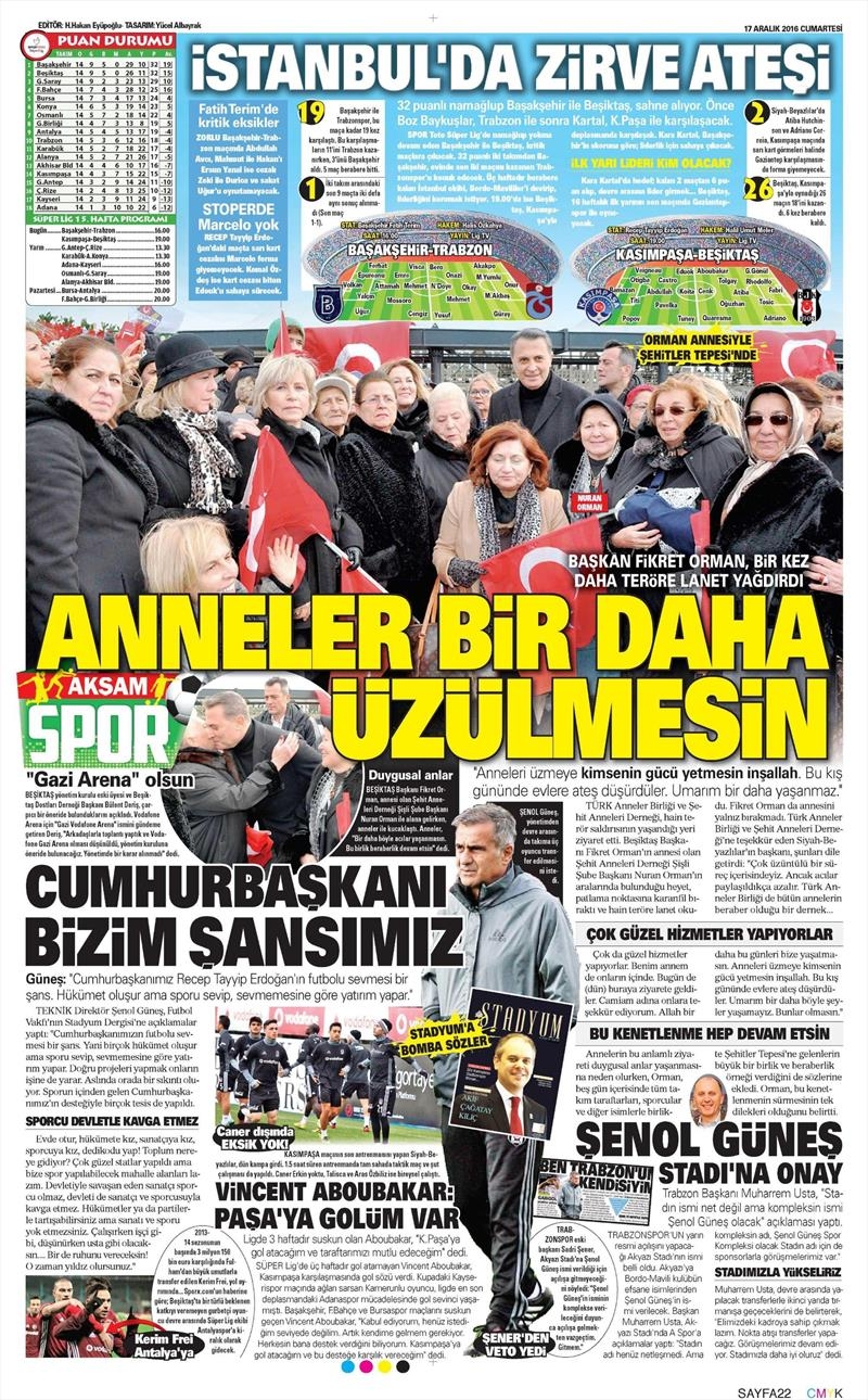 17 Aralık 2016 | İşte gazetelerin Beşiktaş manşetleri - Görsel 11