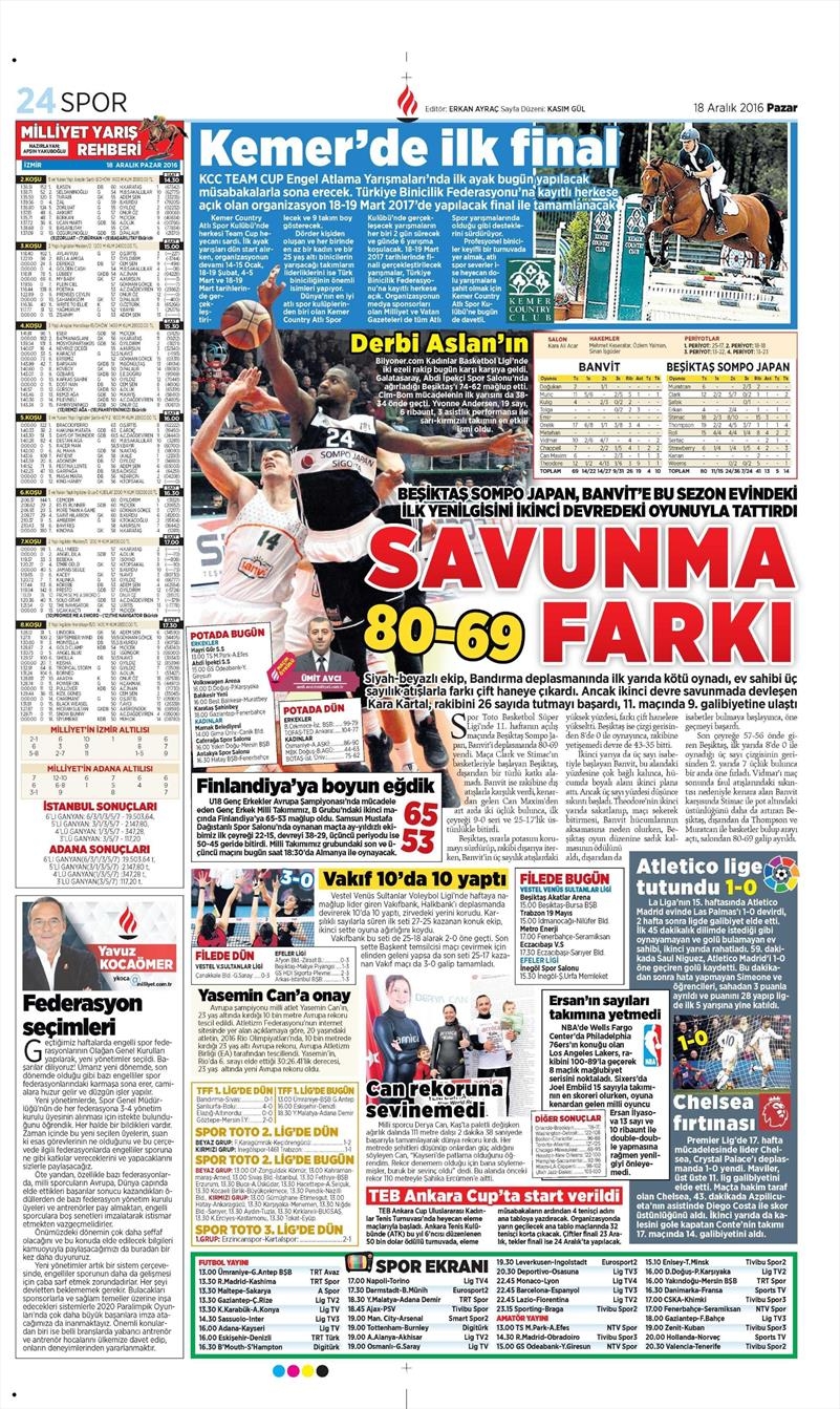 18 Aralık 2016 | İşte gazetelerin Beşiktaş manşetleri - Görsel 15