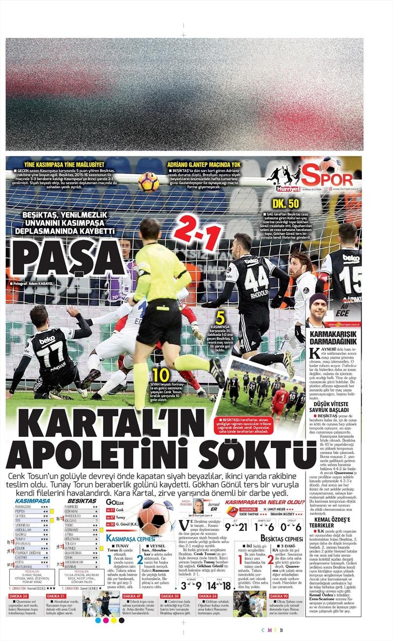18 Aralık 2016 | İşte gazetelerin Beşiktaş manşetleri - Görsel 17