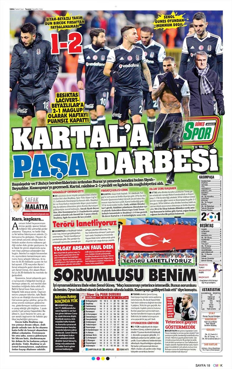 18 Aralık 2016 | İşte gazetelerin Beşiktaş manşetleri - Görsel 21