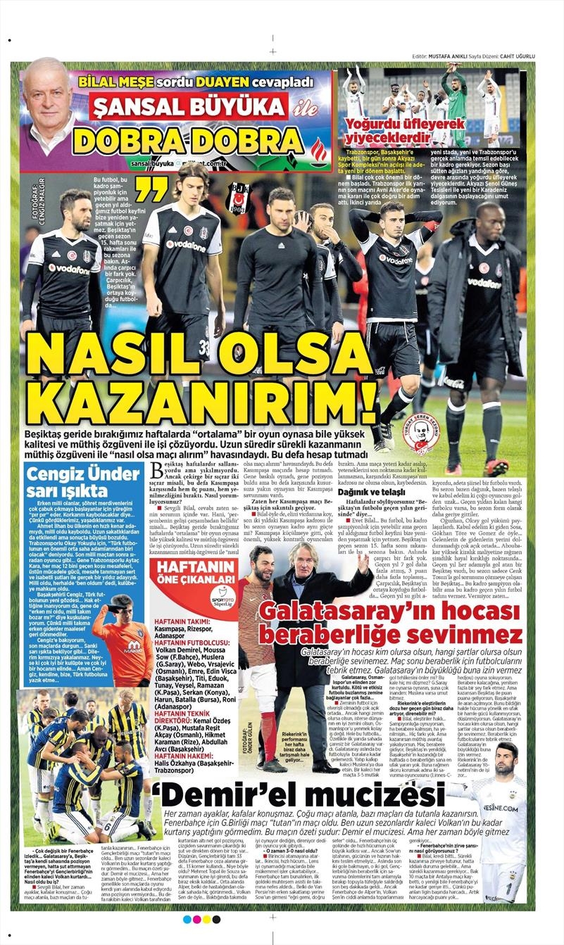 21 Aralık 2016 | İşte gazetelerin Beşiktaş manşetleri - Görsel 6