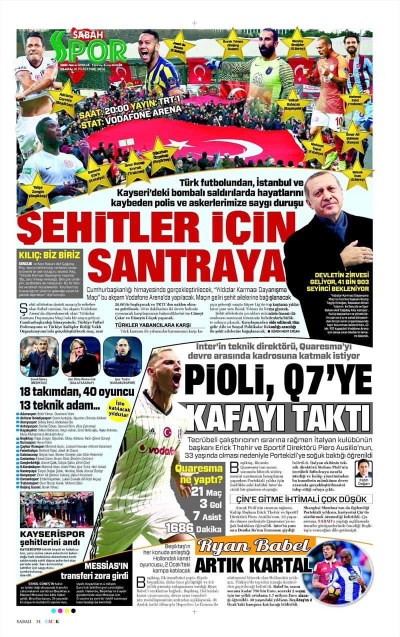 22 Aralık 2016 | İşte gazetelerin Beşiktaş manşetleri - Görsel 6