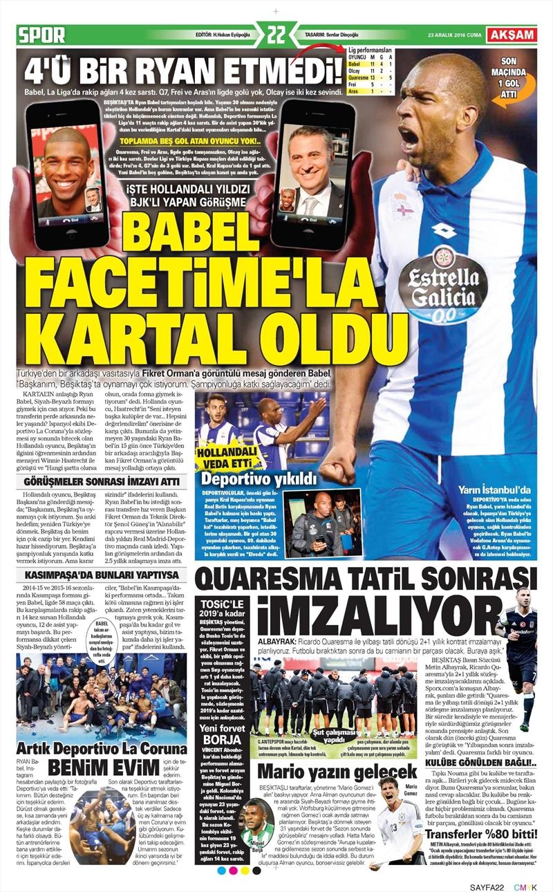 23 Aralık 2016 | İşte gazetelerin Beşiktaş manşetleri - Görsel 4