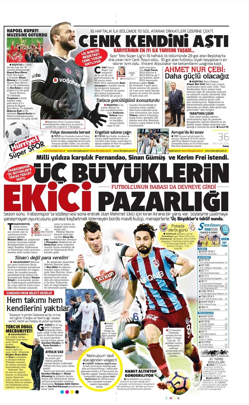 30 Aralık 2016 | İşte gazetelerin Beşiktaş manşetleri - Görsel 10