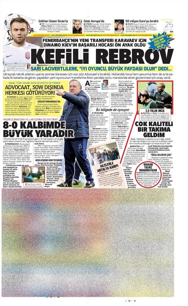 3 Ocak 2017 | İşte gazetelerin Beşiktaş manşetleri - Görsel 6