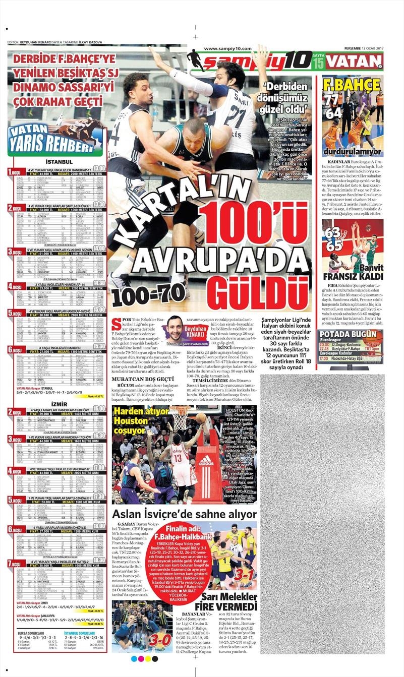 12 Ocak 2017 | İşte gazetelerin Beşiktaş manşetleri - Görsel 17