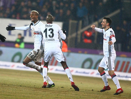 Osmanlıspor - Beşiktaş maçından kareler - Görsel 1