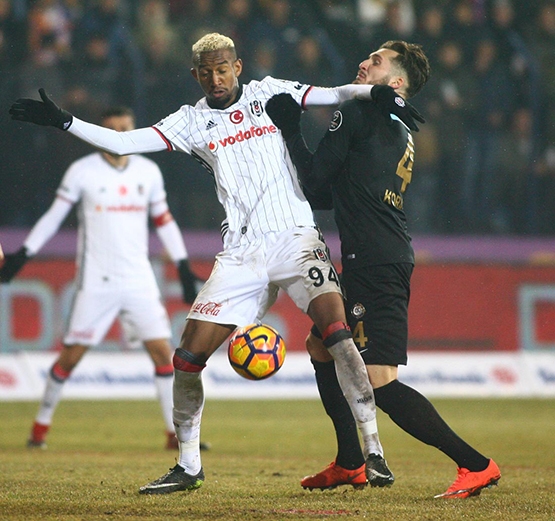 Osmanlıspor - Beşiktaş maçından kareler - Görsel 17