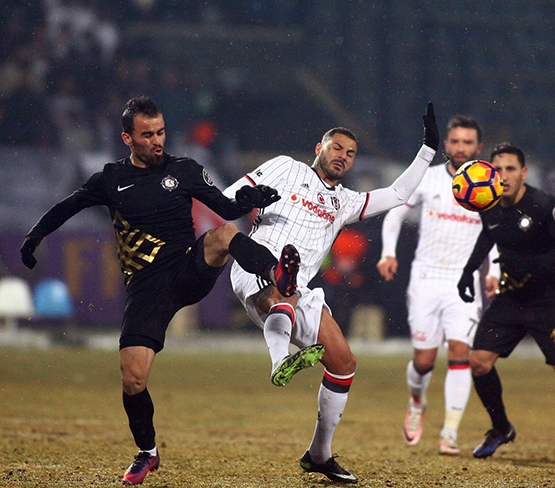 Osmanlıspor - Beşiktaş maçından kareler - Görsel 23