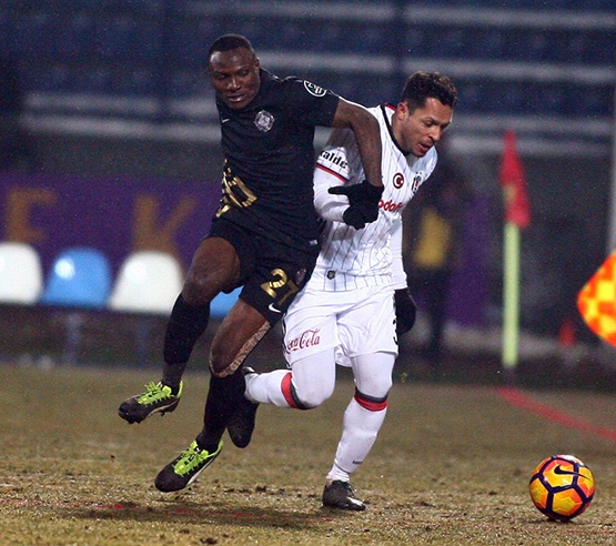 Osmanlıspor - Beşiktaş maçından kareler - Görsel 26