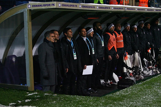 Osmanlıspor - Beşiktaş maçından kareler - Görsel 5