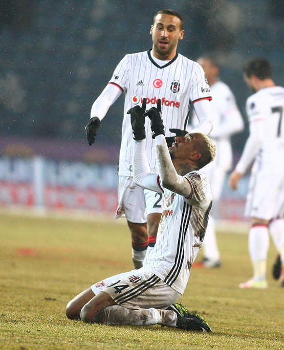 Osmanlıspor - Beşiktaş maçından kareler - Görsel 8