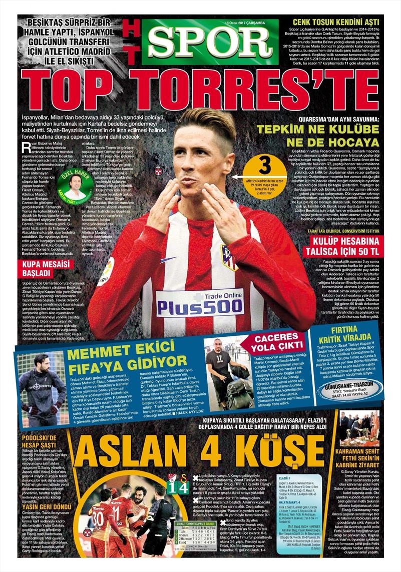 18 Ocak 2017 | İşte gazetelerin Beşiktaş manşetleri - Görsel 3