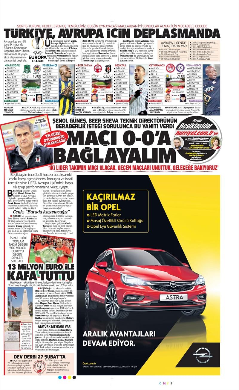 16 Şubat 2017 | İşte gazetelerin Beşiktaş manşetleri - Görsel 5