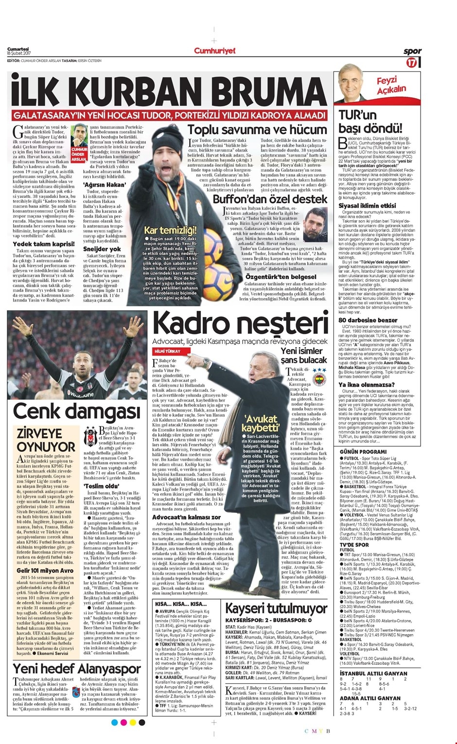 18 Şubat 2017 | İşte gazetelerin Beşiktaş manşetleri - Görsel 6