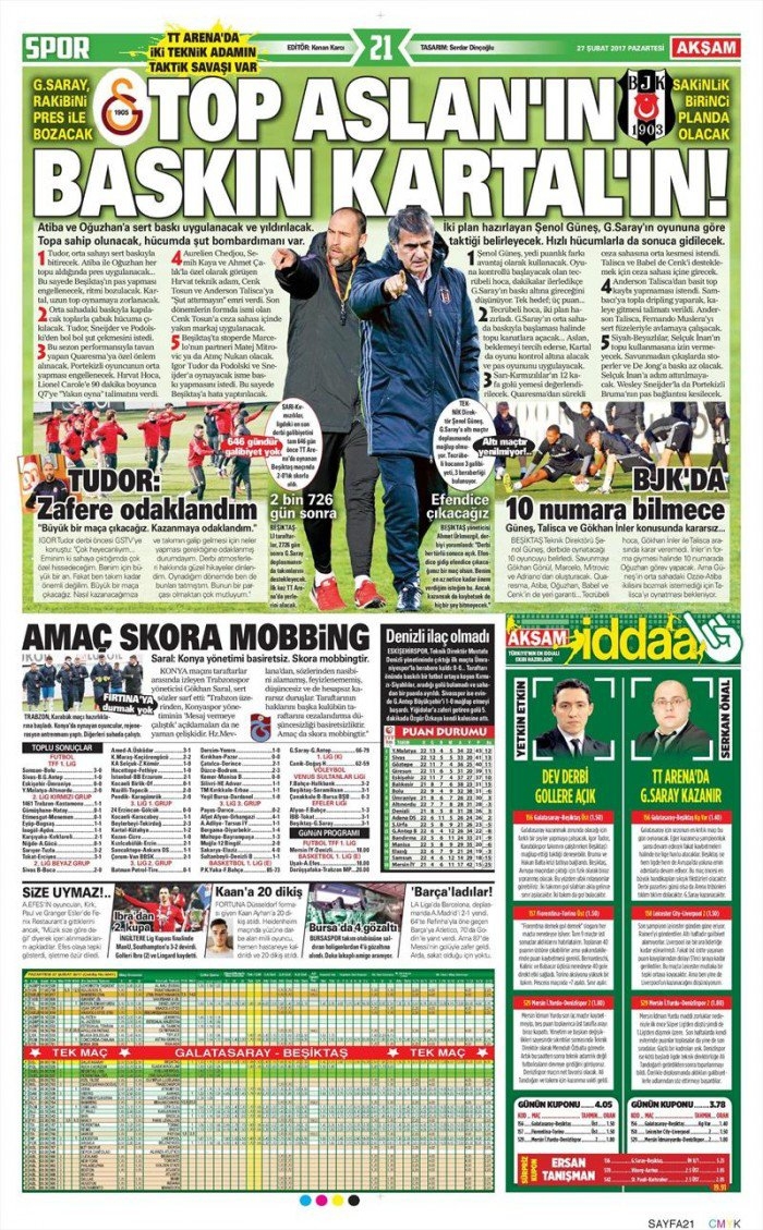 27 Şubat 2017 | İşte gazetelerin Beşiktaş manşetleri - Görsel 18