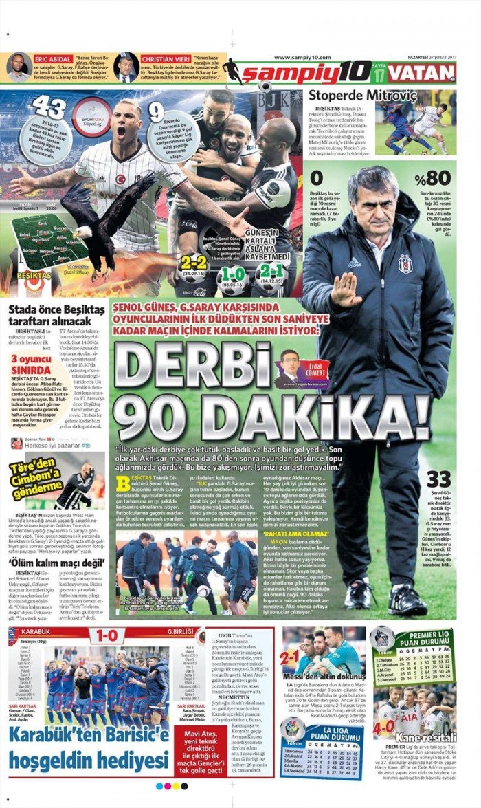 27 Şubat 2017 | İşte gazetelerin Beşiktaş manşetleri - Görsel 5
