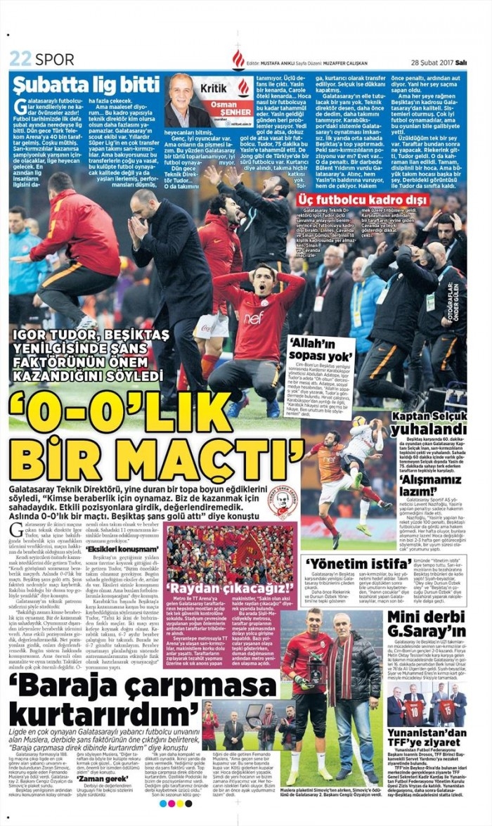 28 Şubat 2017 | İşte gazetelerin Beşiktaş manşetleri - Görsel 11