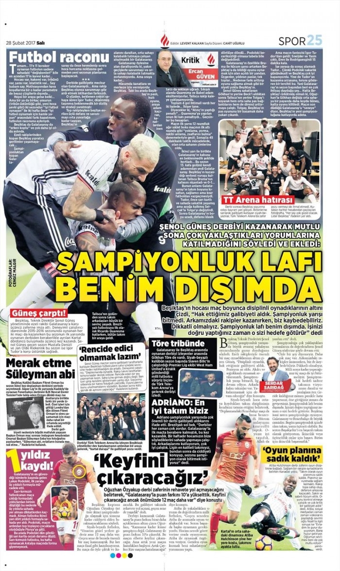 28 Şubat 2017 | İşte gazetelerin Beşiktaş manşetleri - Görsel 14