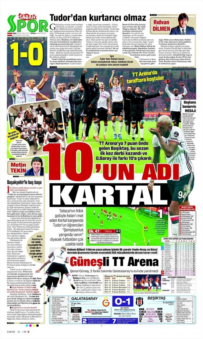 28 Şubat 2017 | İşte gazetelerin Beşiktaş manşetleri - Görsel 21