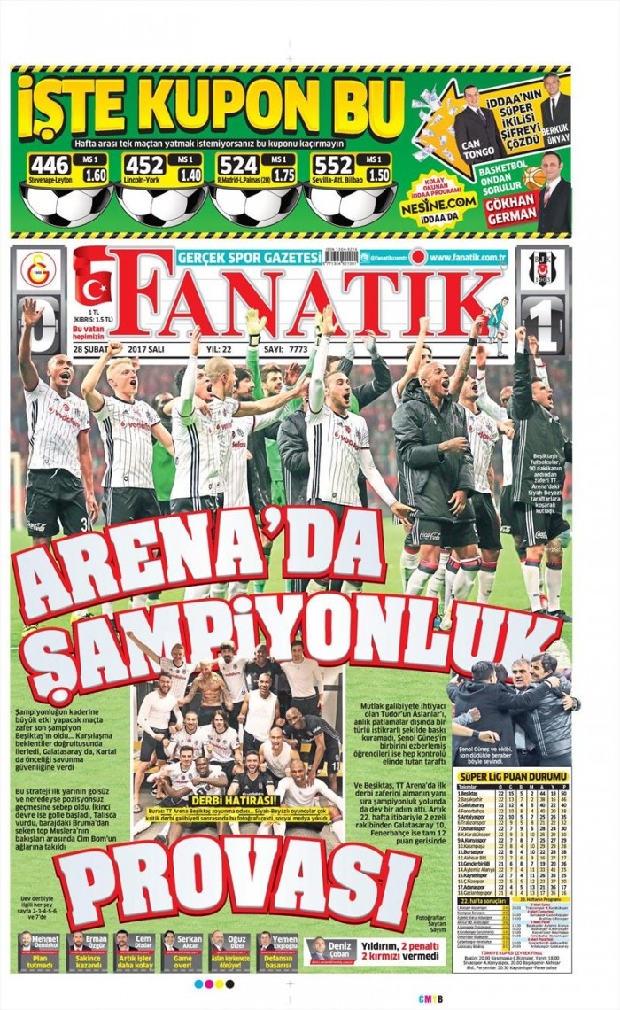 28 Şubat 2017 | İşte gazetelerin Beşiktaş manşetleri - Görsel 29