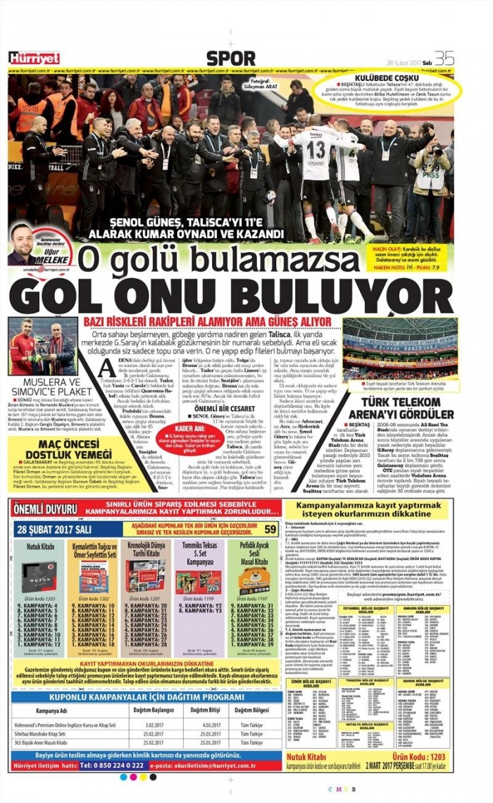 28 Şubat 2017 | İşte gazetelerin Beşiktaş manşetleri - Görsel 8