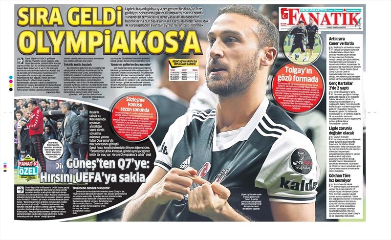 6 Mart 2017 | İşte gazetelerin Beşiktaş manşetleri - Görsel 3