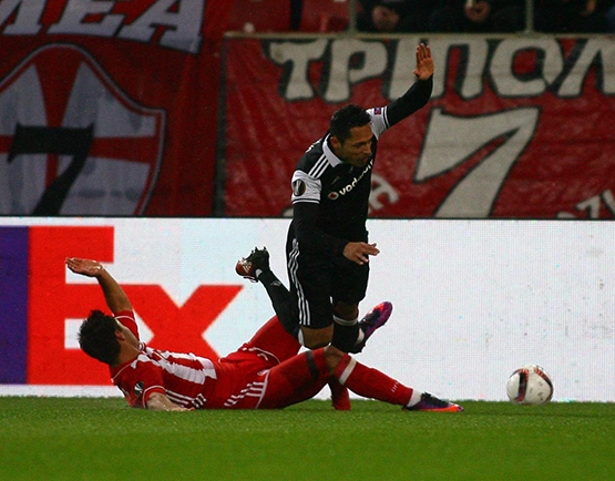 İşte Olympiakos - Beşiktaş maçından kareler - Görsel 36