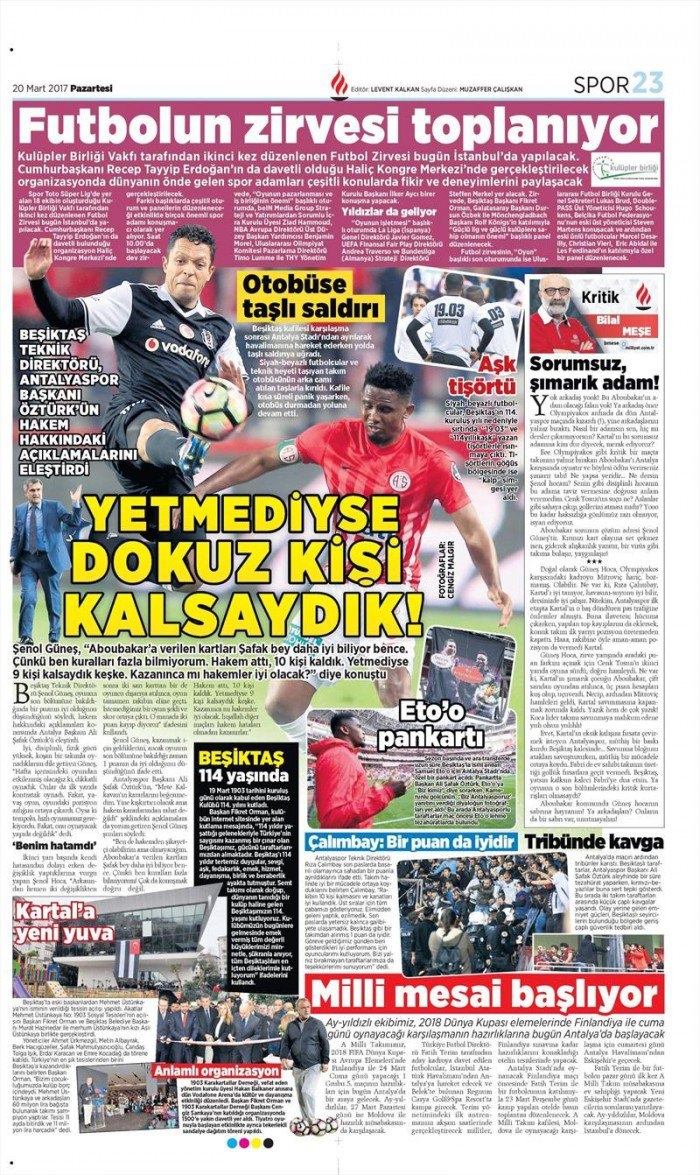 20 Mart 2017 | İşte gazetelerin Beşiktaş manşetleri - Görsel 11