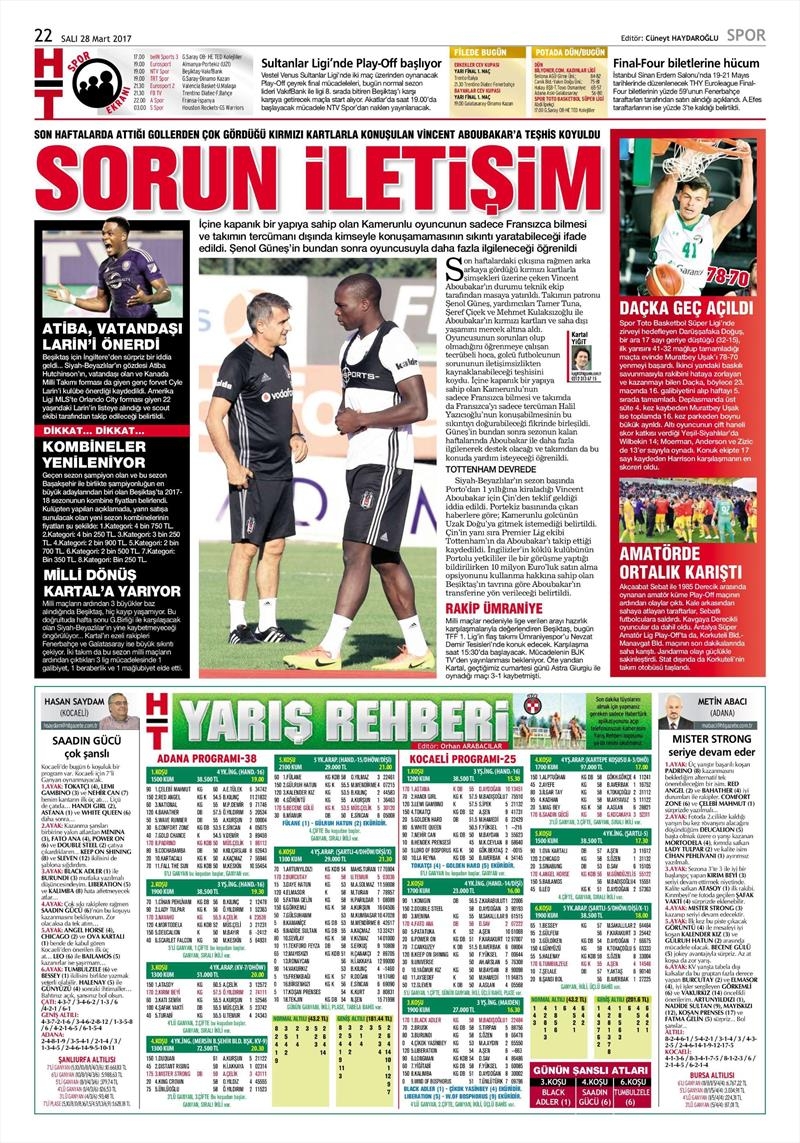 28 Mart 2017 | İşte gazetelerin Beşiktaş manşetleri - Görsel 8