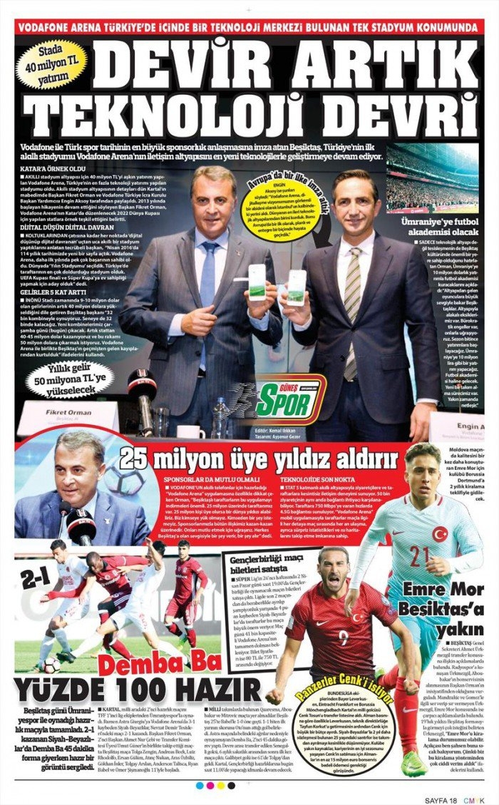 29 Mart 2017 | İşte gazetelerin Beşiktaş manşetleri - Görsel 3